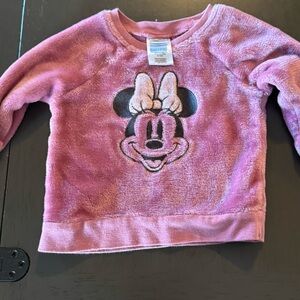 Disney Fuzzy Pink Kids sweater